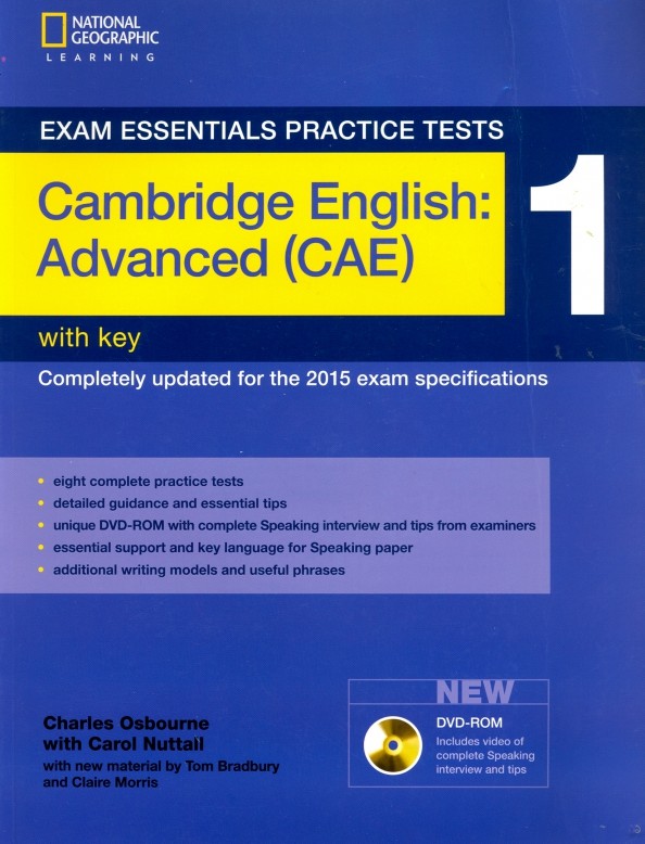 Exam Essentials Practice Tests: Cambridge English: Advanced 1 (+ DVD)