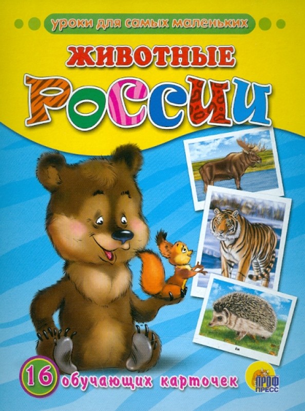 Обучающие карточки «Животные России»