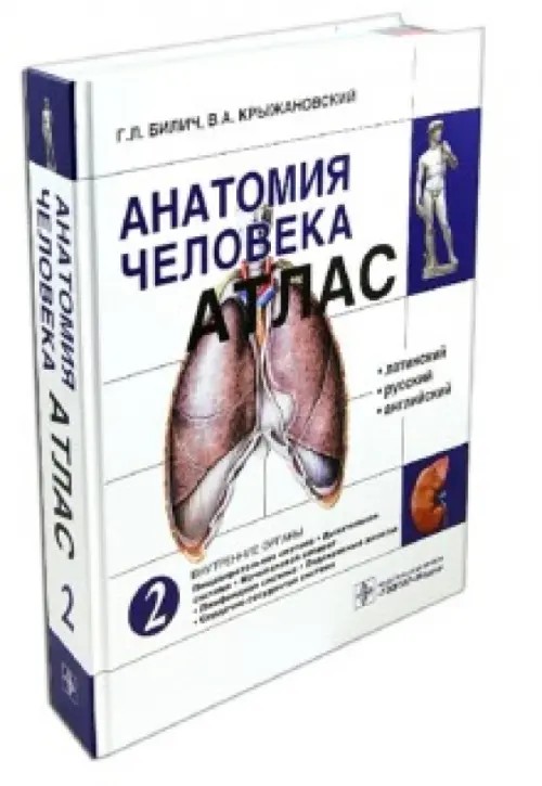 Анатомия человека: Атлас в 3-х томах. Том 2. Внутренние органы