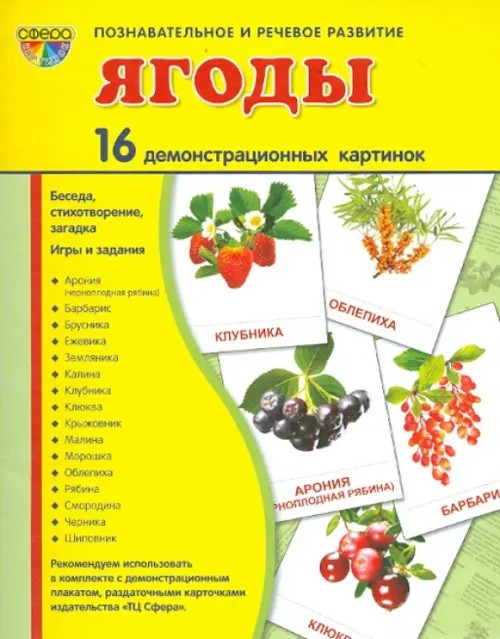 Ягоды: 16 демонстрационных картинок