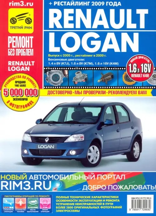 Renault Logan: Выпуск с 2005 г. , рестайлинг в 2009 г. Пошаговый ремонт в фотографиях
